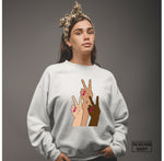 3 Peace Unity Sweatshirt - Shop Bed Head Society