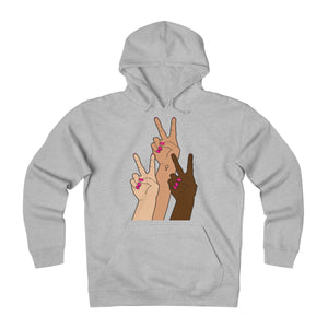 3 Peace Hoodie  - Girl Power Sweatshirt - Shop Bed Head Society
