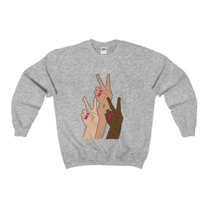 3 Peace Unity Sweatshirt - Shop Bed Head Society