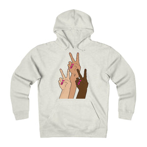 3 Peace Hoodie  - Girl Power Sweatshirt - Shop Bed Head Society
